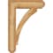 Ekena Millwork Thorton Craftsman Rough Sawn Bracket w/ Offset Brace, Western Red Cedar, 8"W x 28"D x 40"H BKT0806X28X40THR04RWR - alternate 2